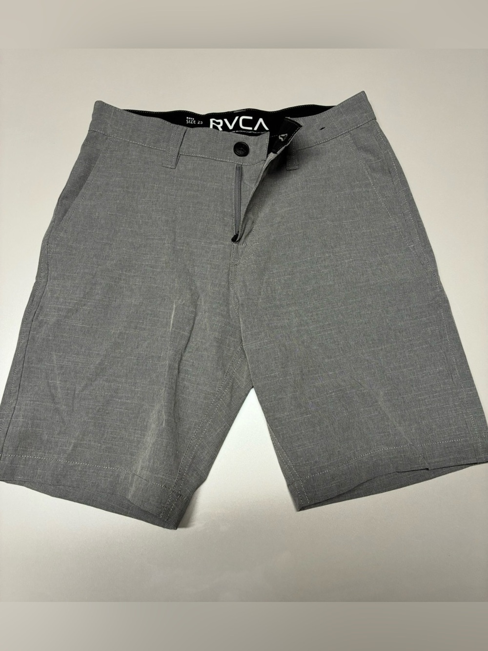 RVCA Balance l Gray Boys Hybrid Shorts size 25